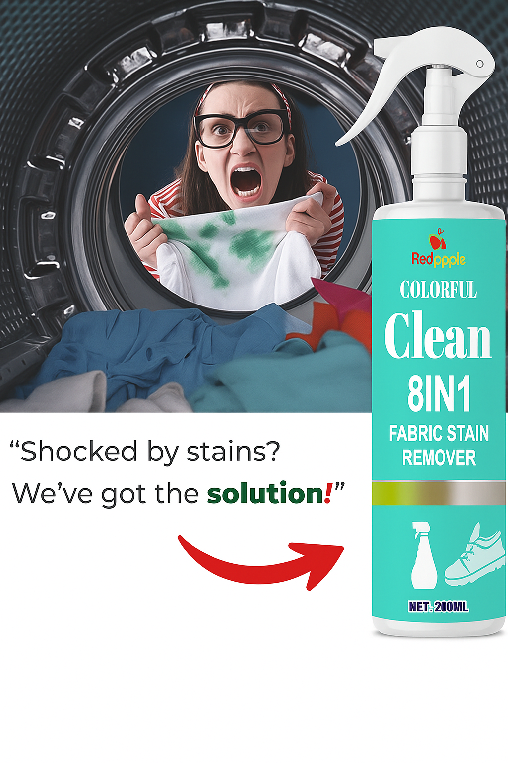 Premium Fabric Stain Remover 400 ml Pack of 2